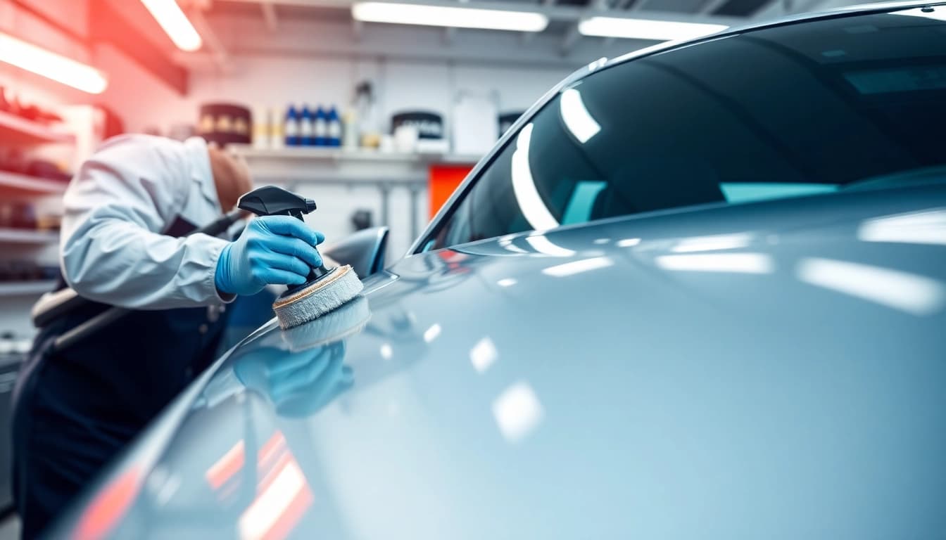 Keramikversiegelung Auto München Preis: Hochwertige Keramikversiegelung für Autos mit glänzender Oberfläche.