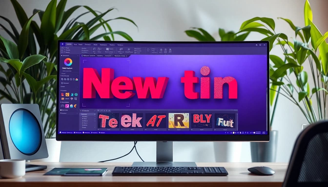 ki text humanisieren free in einem kreativen Grafikdesign-Arbeitsbereich.