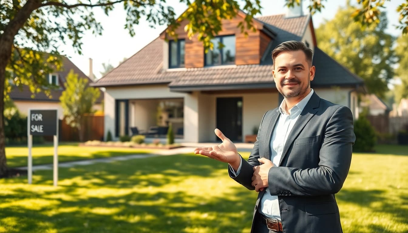 Haus Verkaufen Krefeld: An experienced real estate agent showcasing an attractive home for sale.