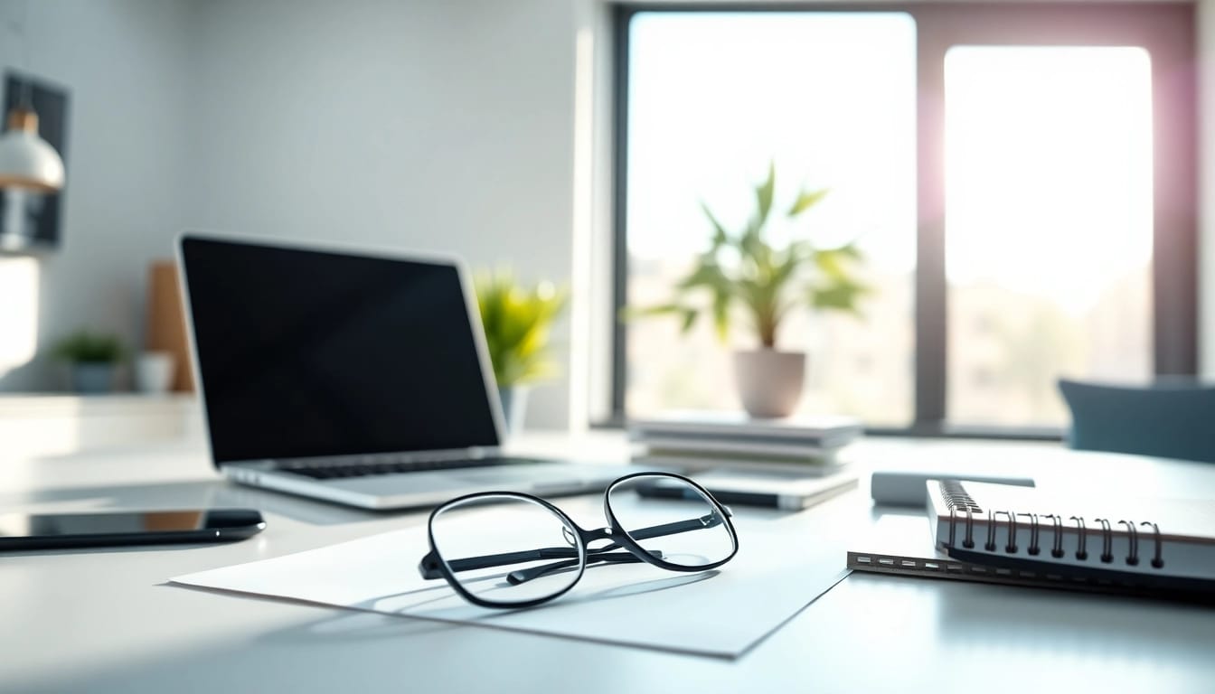 Effiziente Technik Tipps zur Verbesserung der Produktivität in einem modernen Homeoffice.