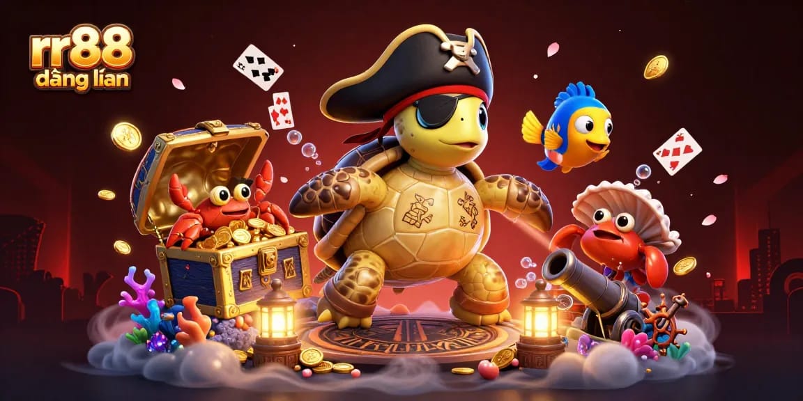 Experience the thrill of rr88 đăng nhập with vibrant casino characters and treasures showcasing exciting gameplay.