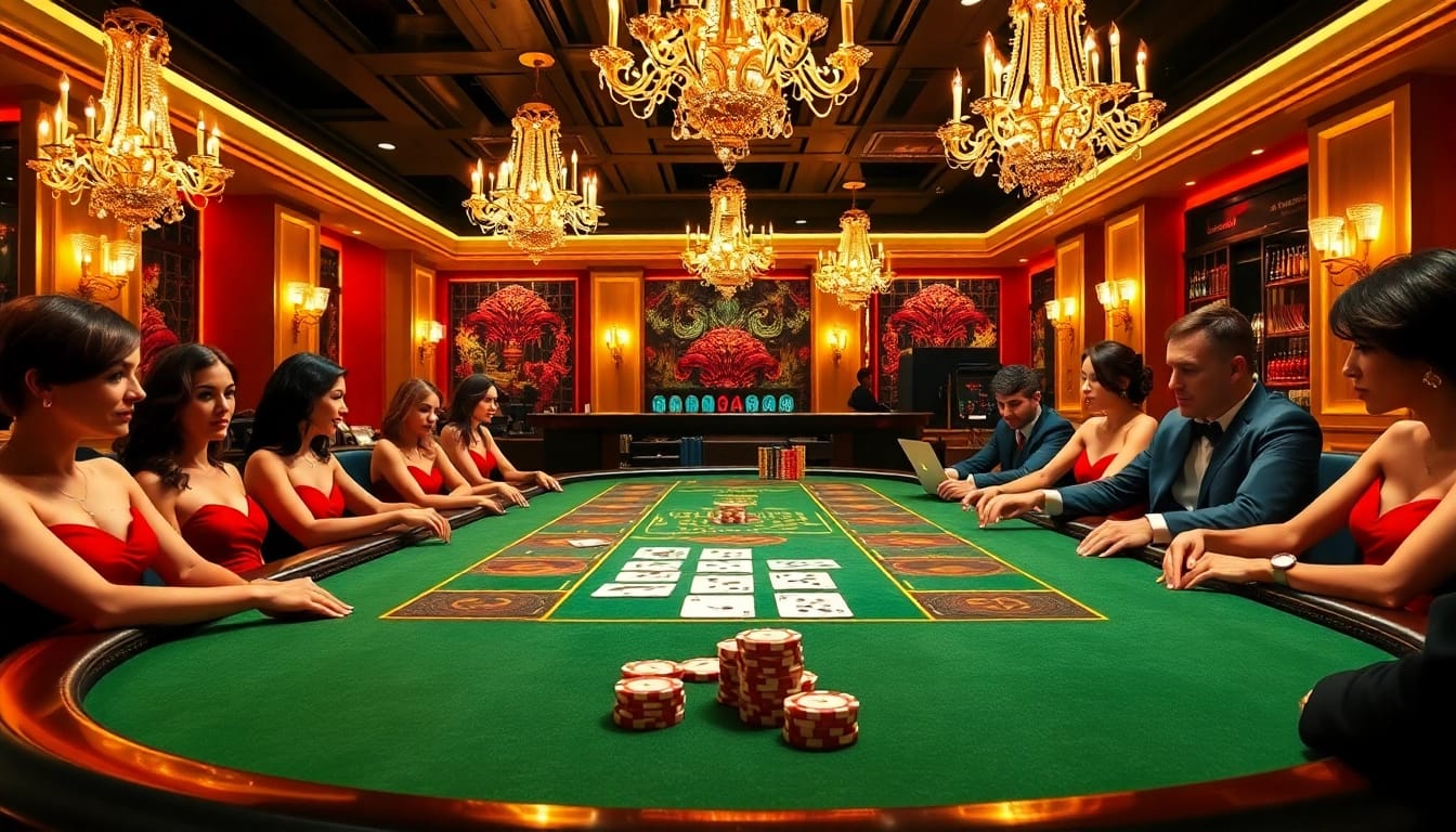 Erleben Sie spannende Spiele bei WestAce Germany in einem eleganten Casino-Ambiente.