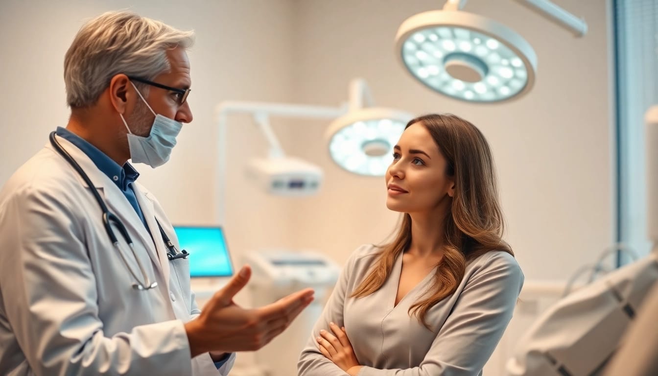 Professionelle Beratung zur Plastischen Chirurgie Hamburg in einer modernen Klinik.