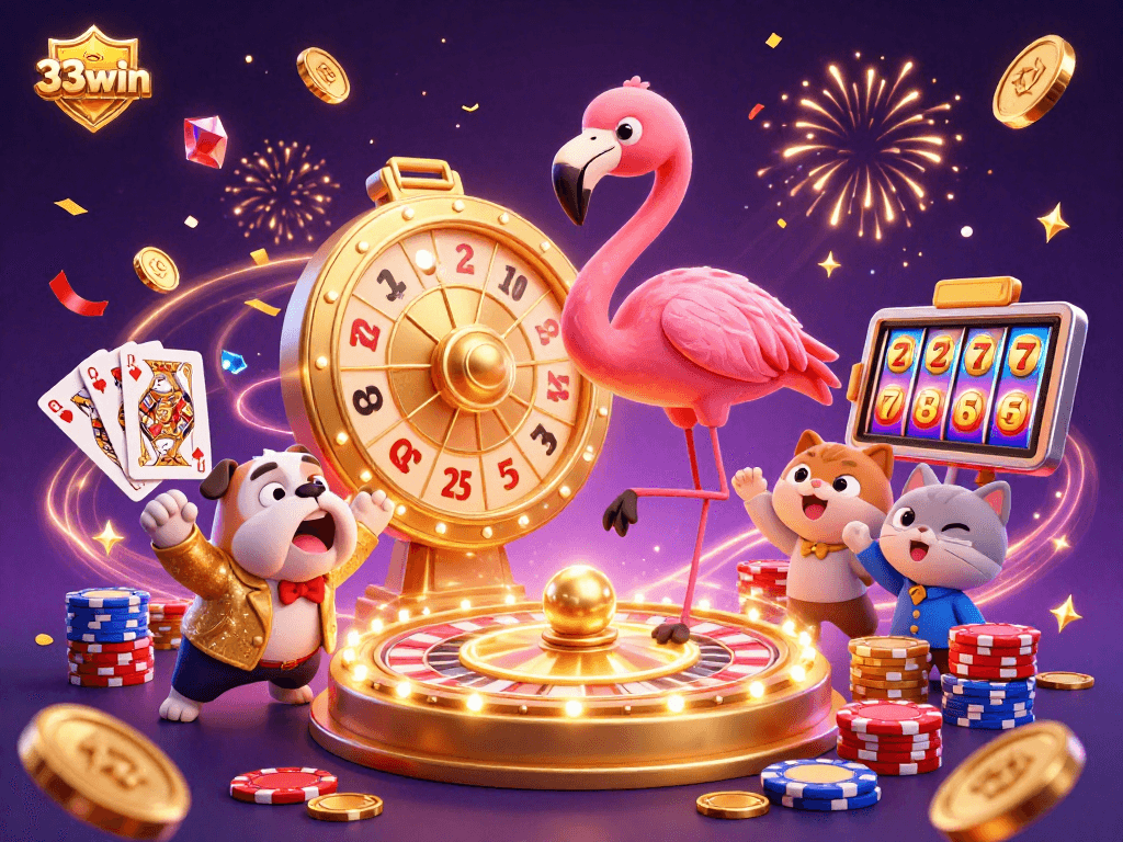Play 33win and enjoy dynamic casino excitement with prizes and slot games!