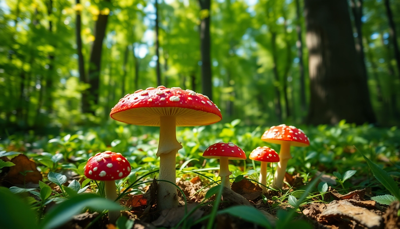 Fliegenpilz kaufen – Entdecken Sie die Schönheit der Amanita muscaria in der Natur.
