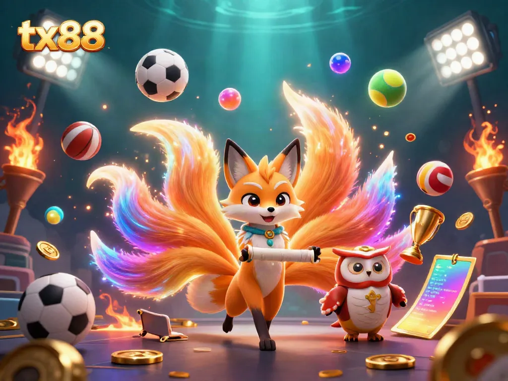 Engage in vibrant tx88 sports betting action with colorful characters and dynamic gameplay elements.