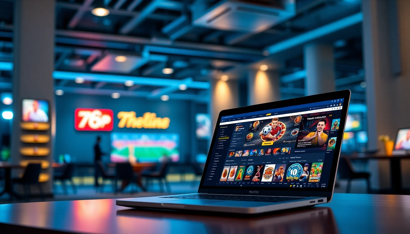 Engaging scene of 789p trang chủ showcasing online gaming excitement with customer support.