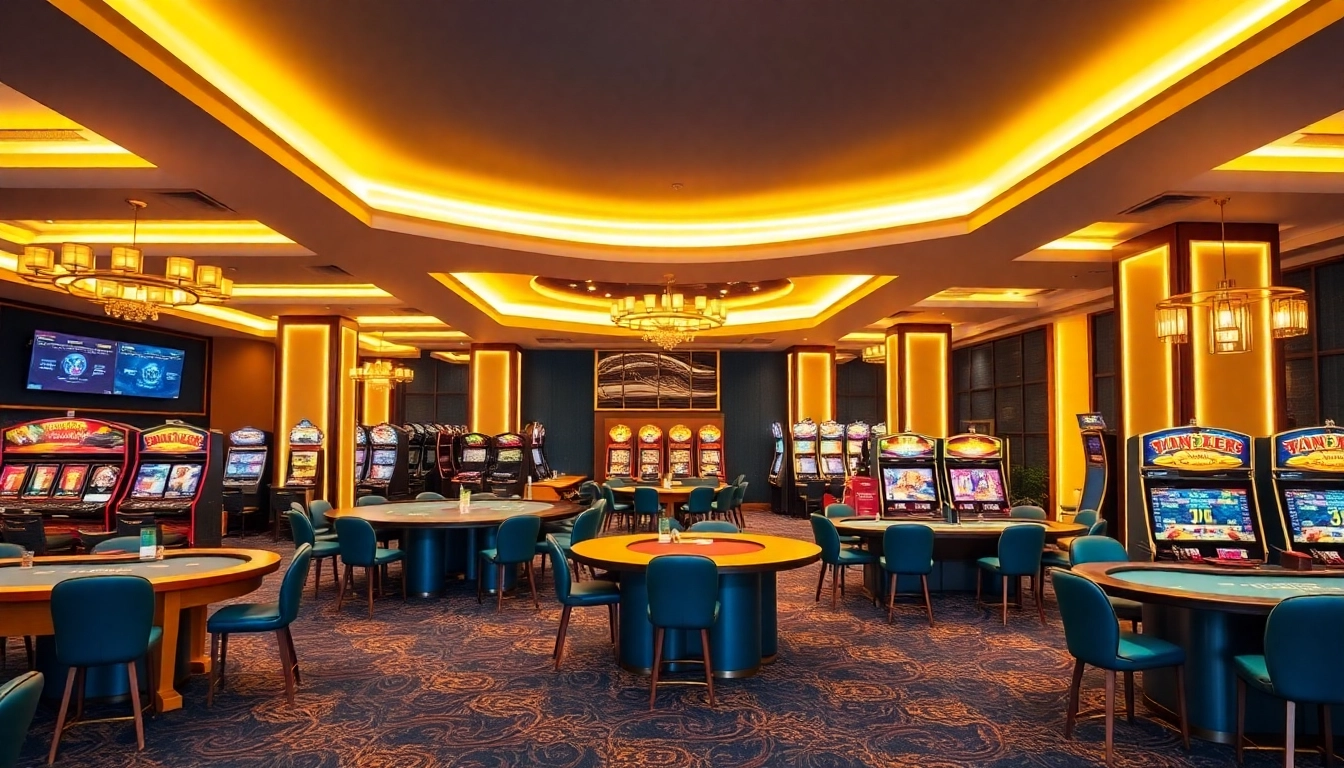 Erlebe die Faszination von casino online schweiz mit eleganten Spieltischen und einer ansprechenden Atmosphäre.