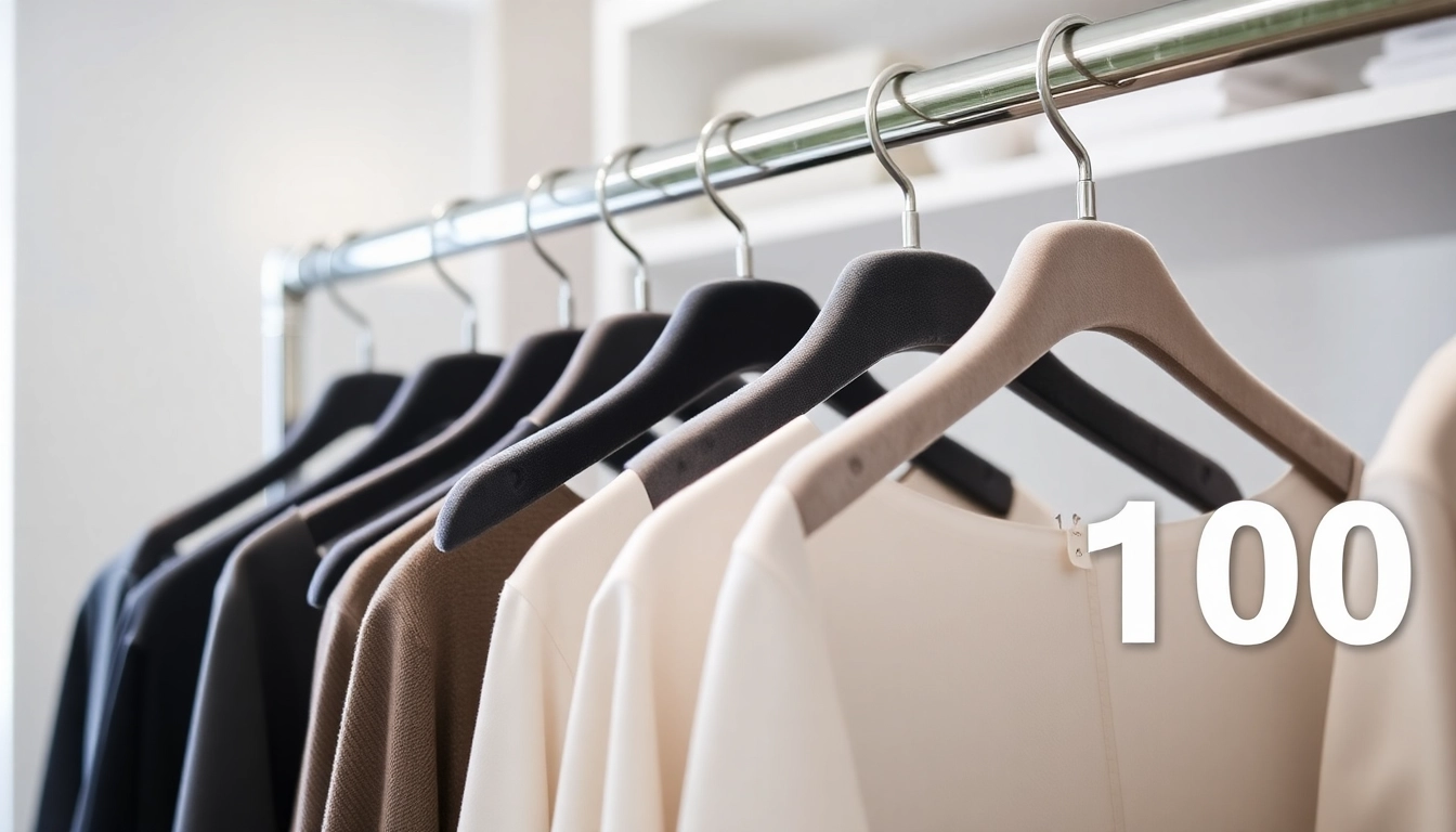 Organize with 100 Stück Kleiderbügel featuring a luxurious velvet finish, ensuring your clothing hangs beautifully without slipping.