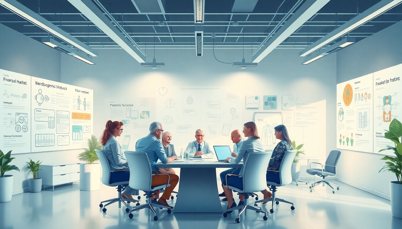 Explore the dynamic environment of a werbeagentur pflege team brainstorming innovative strategies for elder care marketing.