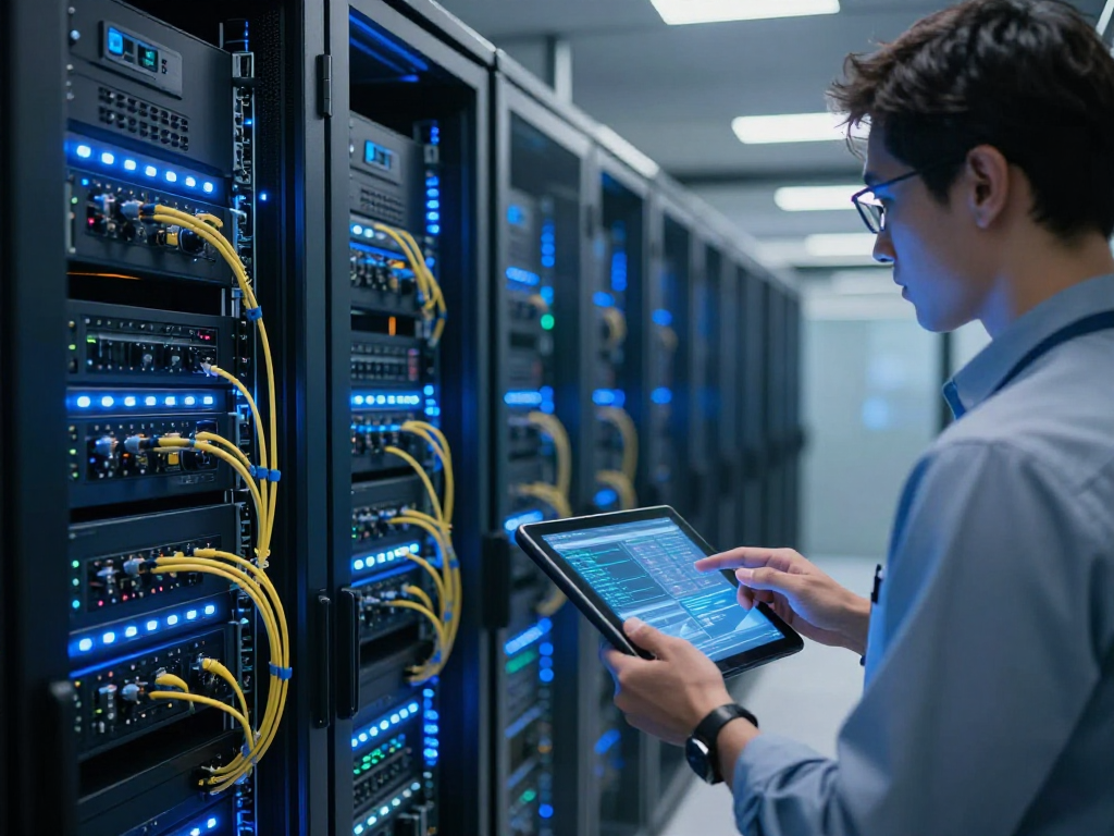 IPTV reseller monitoring a robust cloud computing infrastructure in a modern data centre