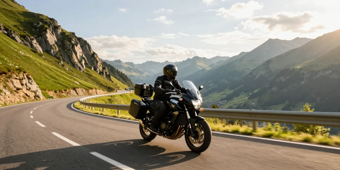 Erleben Sie das beste Straßen Motorradfahren Deutschland auf einer aufregenden Bergfahrt.