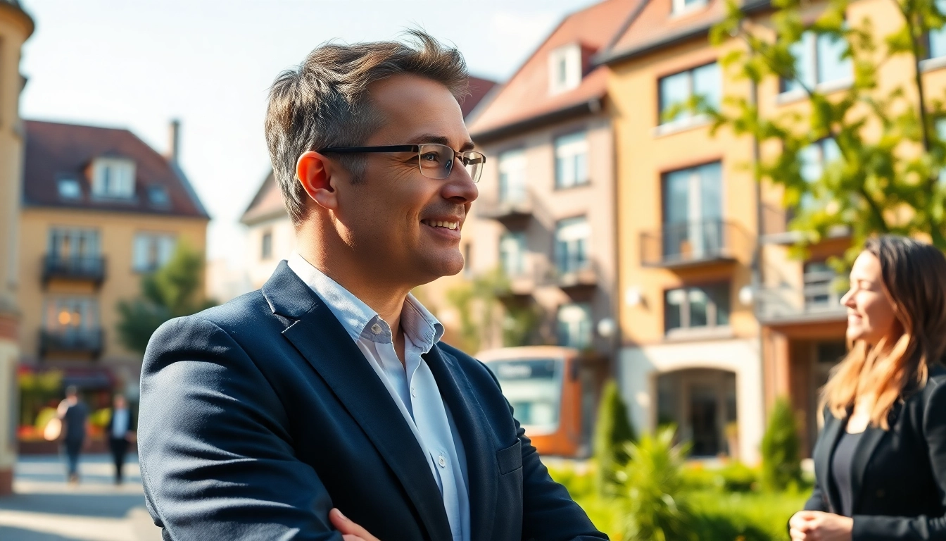 Immobilienmakler Frankfurt Riedberg berät Kunden in einem modernen Wohnumfeld.