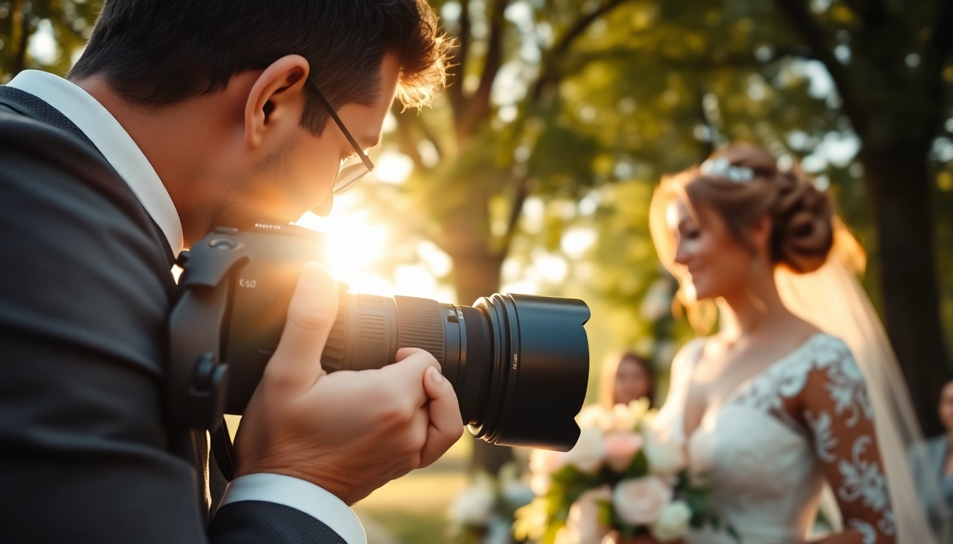Hochzeitsfotograf München bei der Festhaltung emotionaler Momente während einer Zeremonie.