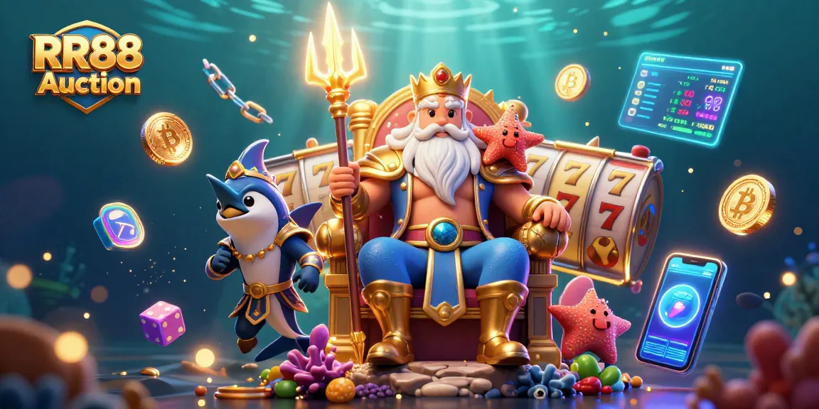 Experience thrilling gameplay at RR88 Auction with vibrant 3D casino characters and dynamic game elements.