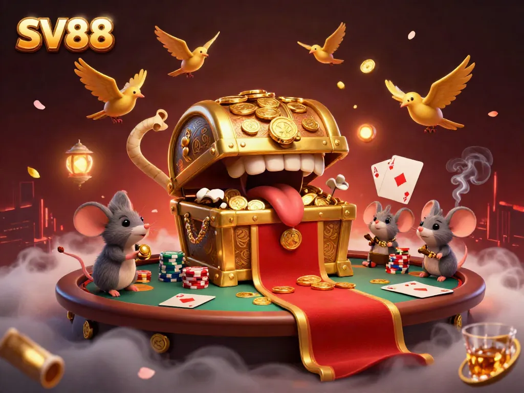 SV88 draws players with a treasure chest and vibrant poker scene, highlighting thrilling gaming opportunities.