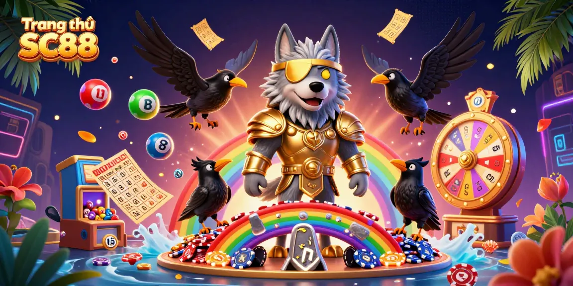 Engage with the vibrant world of Trang chủ SC88, where Odin wolf and ravens invite you to thrilling games and lottery action.