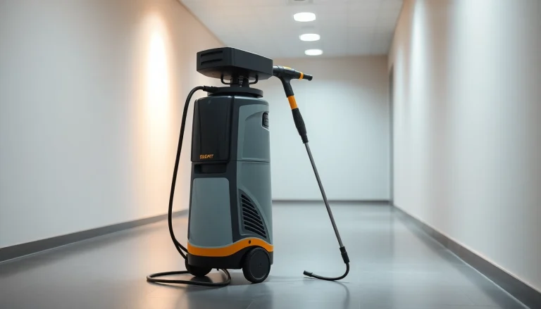 Der Dampfreiniger reinigt mühelos und effizient Hartböden und Fliesen in einem modernen Zuhause, zeigt besenreine Ergebnisse in jeder Ecke.