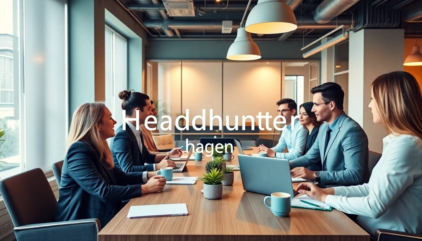 Professionelle Headhunter Hagen bei der Arbeit in einem modernen Büro.
