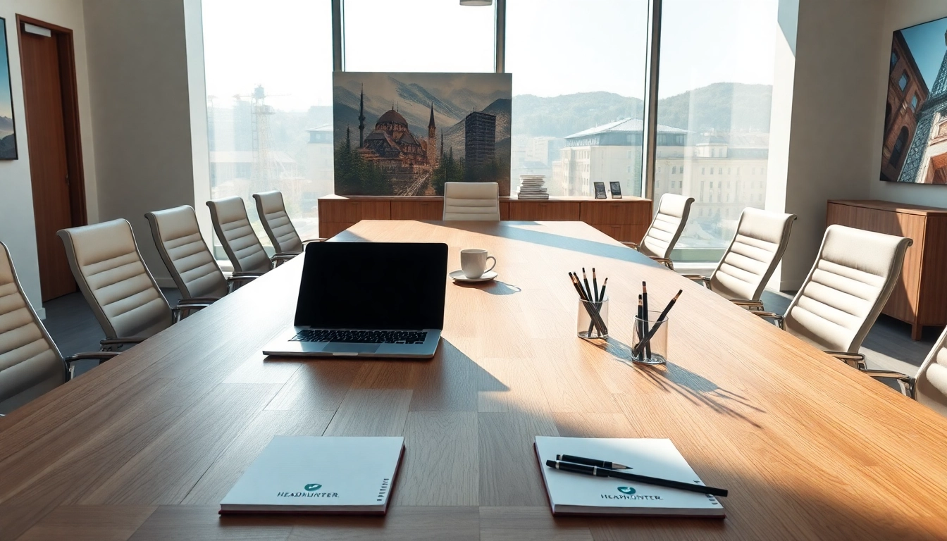 Professionals collaborating in a Swiss meeting room representing Headhunter Schweiz insights.