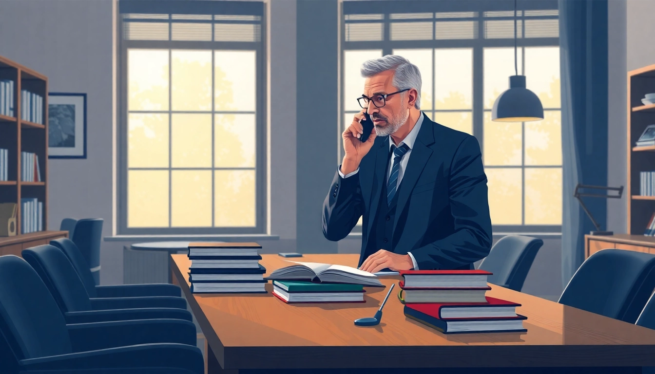 Headhunter Gastronomie engaging in a professional conversation, showcasing recruitment expertise in a stylish office.