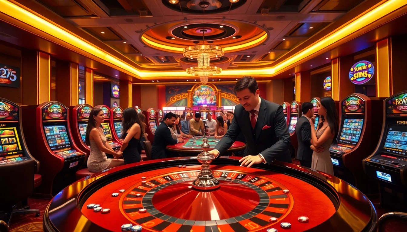 Experience thrilling gameplay at 23win with poker chips and a vibrant casino atmosphere.