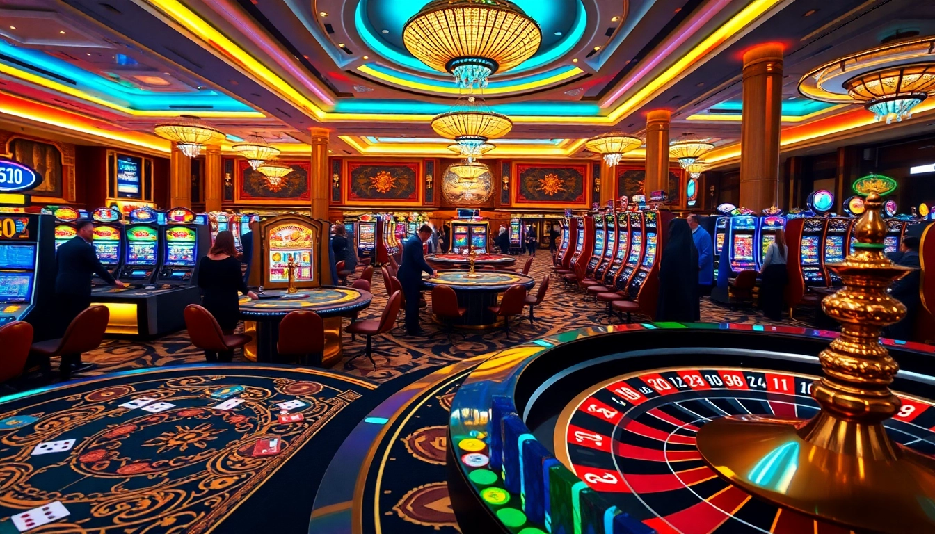 Experience thrilling เว็บตรง soibet action at a luxurious casino with vibrant games.
