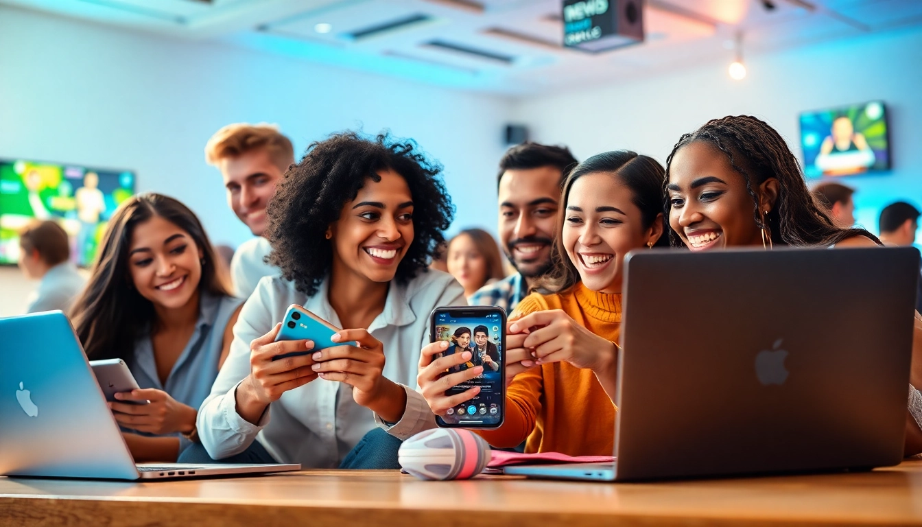 Engaging visuals of users playing Sunwin, emphasizing community and the excitement of tải sunwin.