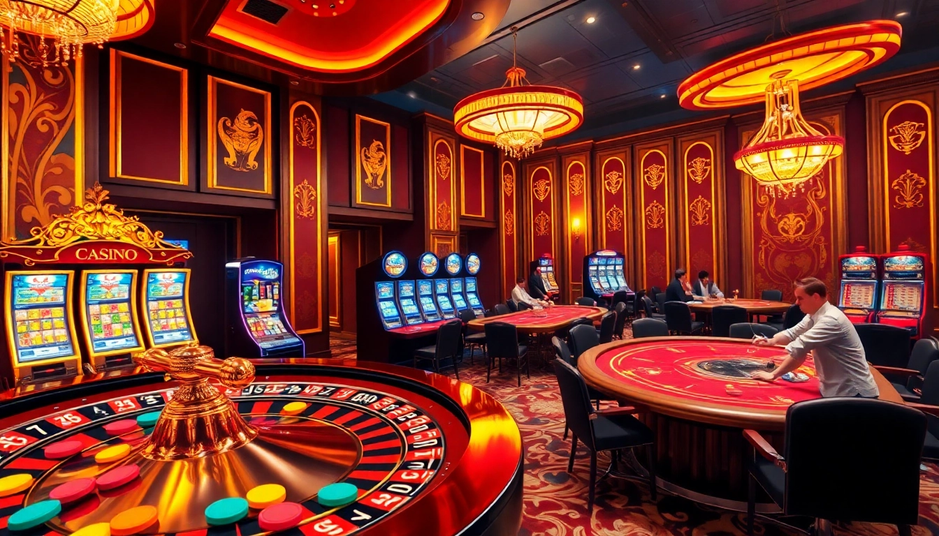 Experience the excitement of gaming at twin68.gr.com with vibrant casino tables and lively players.
