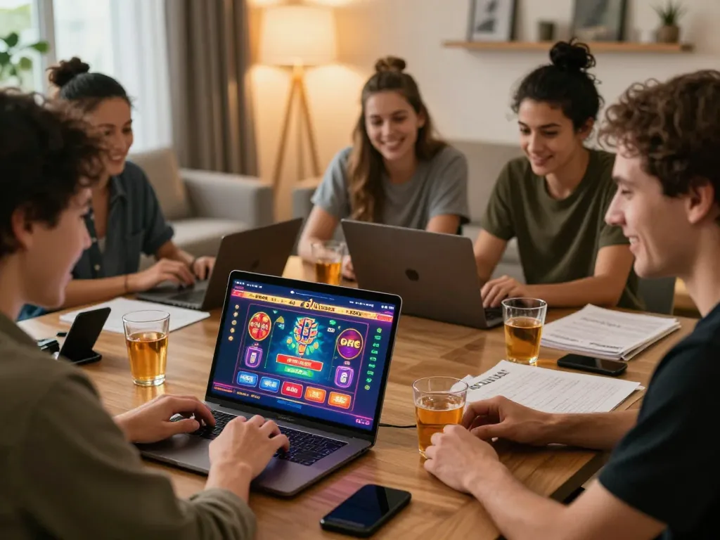 Play iwin games online from a cozy home setting, showcasing strategic thinking and engagement.