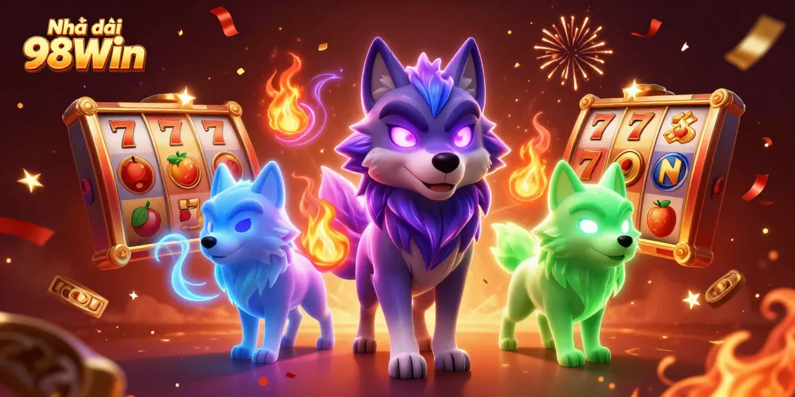 Experience the thrilling slots at Nhà cái 98Win, featuring vibrant games and festive energy.