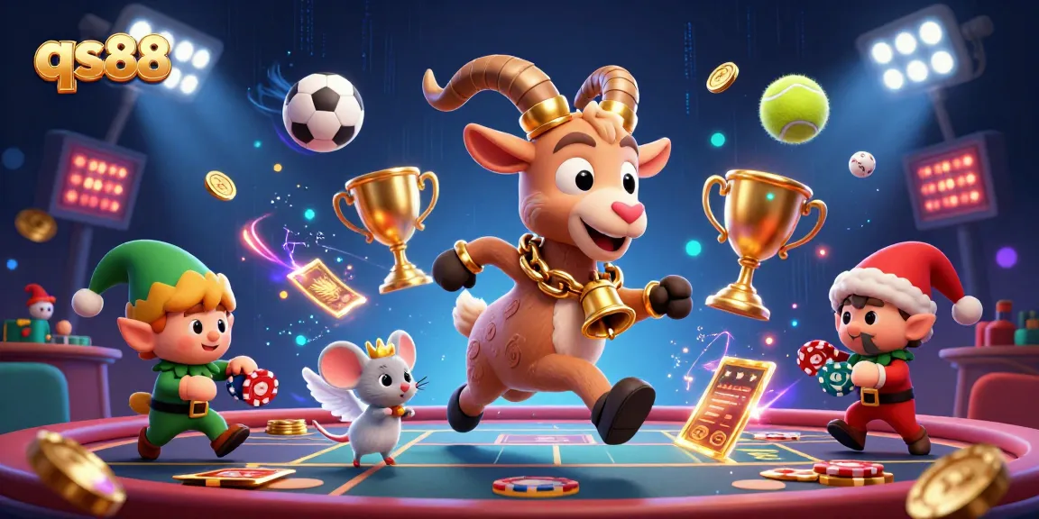 Engage in excitement at qs88 casino, where Krampus supervises as lively elves steal poker chips.