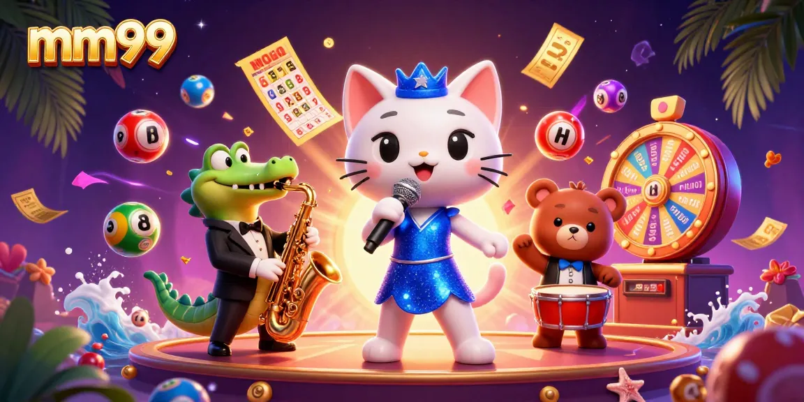 Experience the vibrant excitement of mm99 with captivating casino characters and dynamic gambling action.